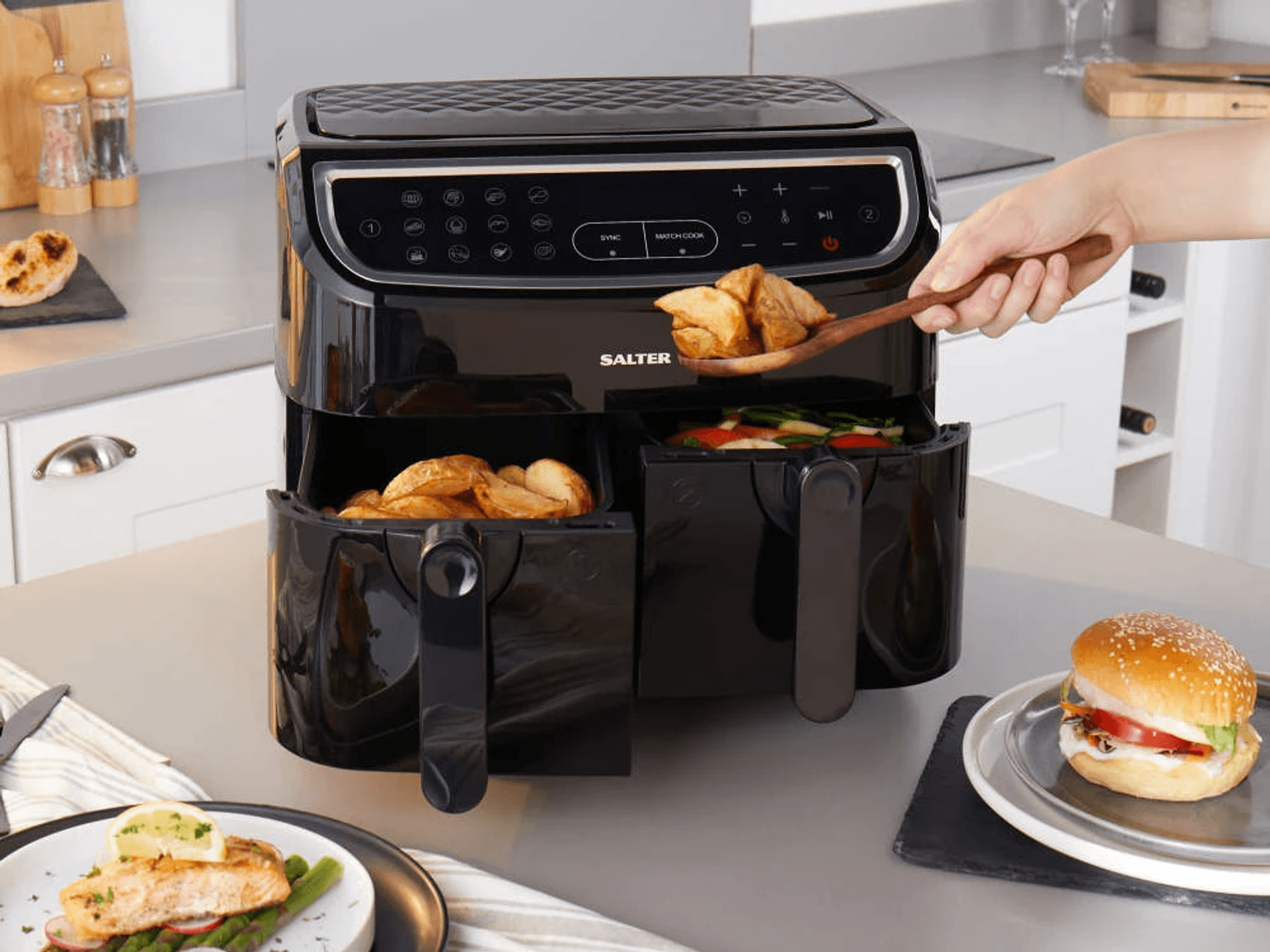 Salter dual air fryer