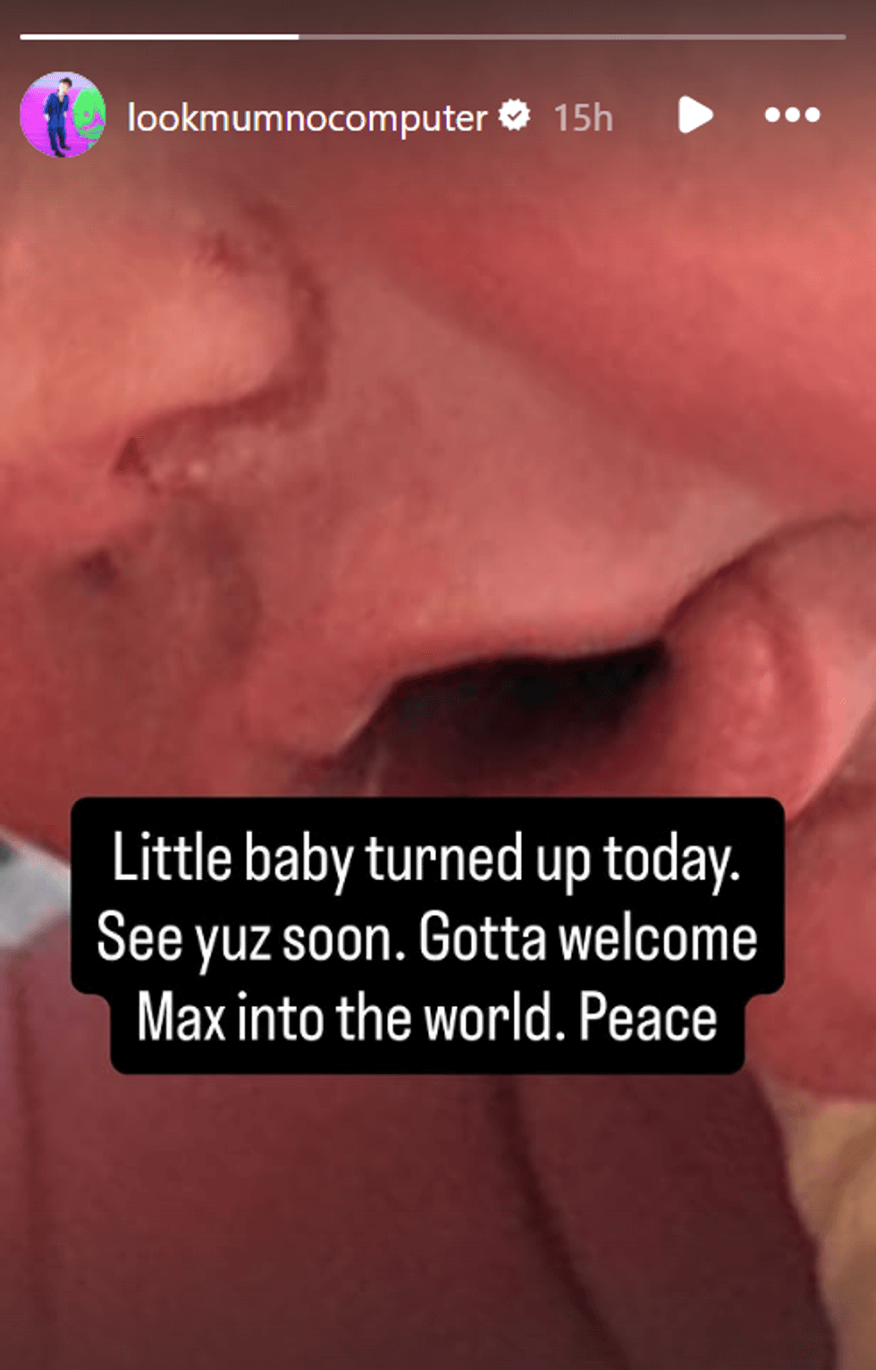 Sam Battle Instagram story