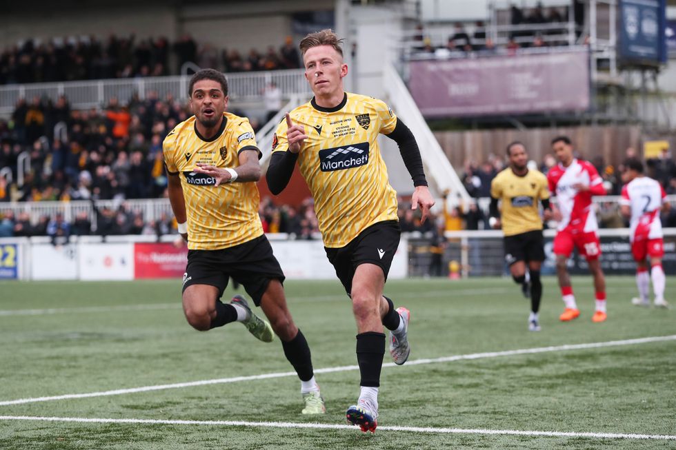 Sam Corne scored the winner for Maidstone United