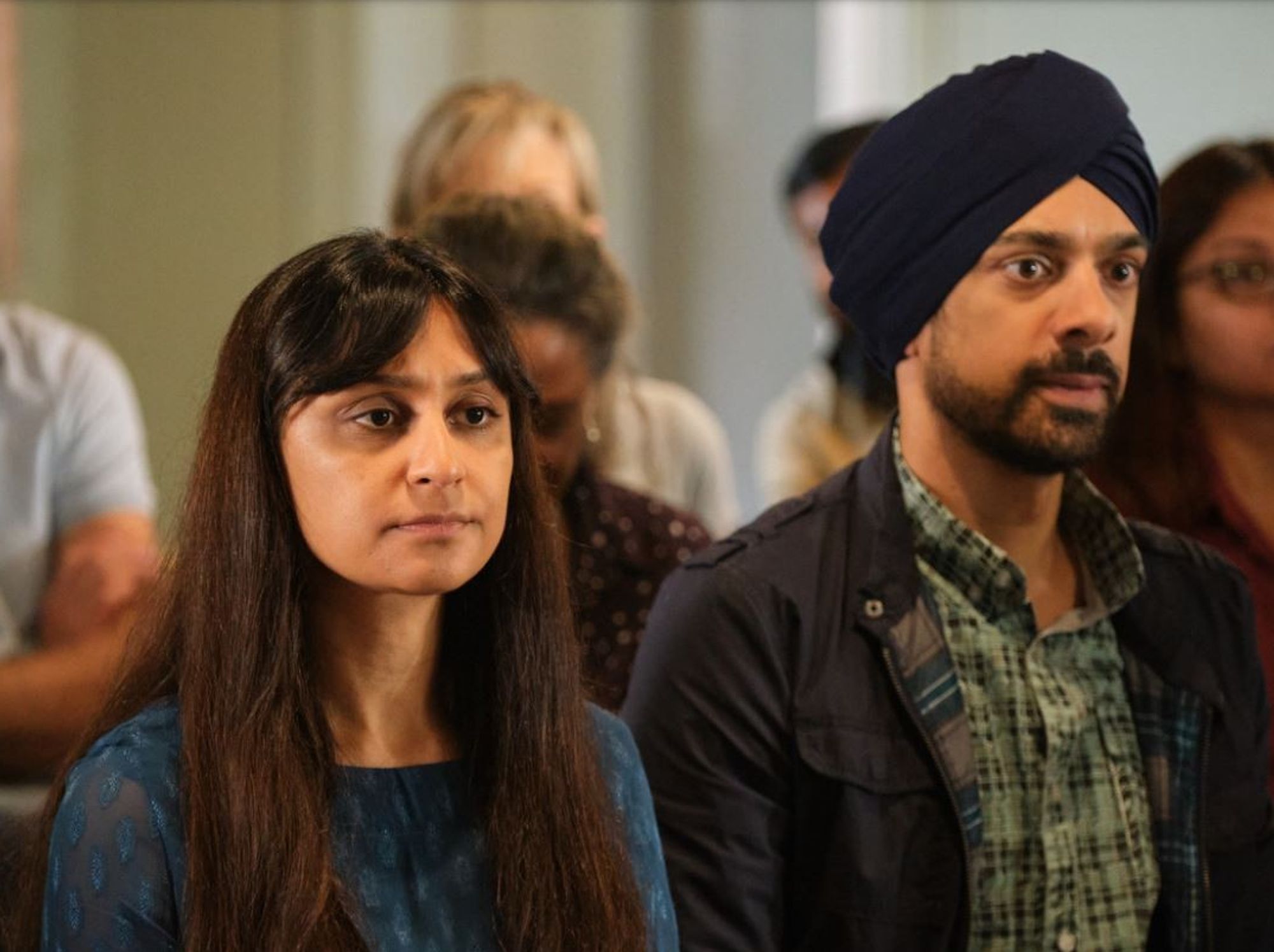 Saman Kaur (Krupa Pattani) and Jasgun Singh (Amit Shah)