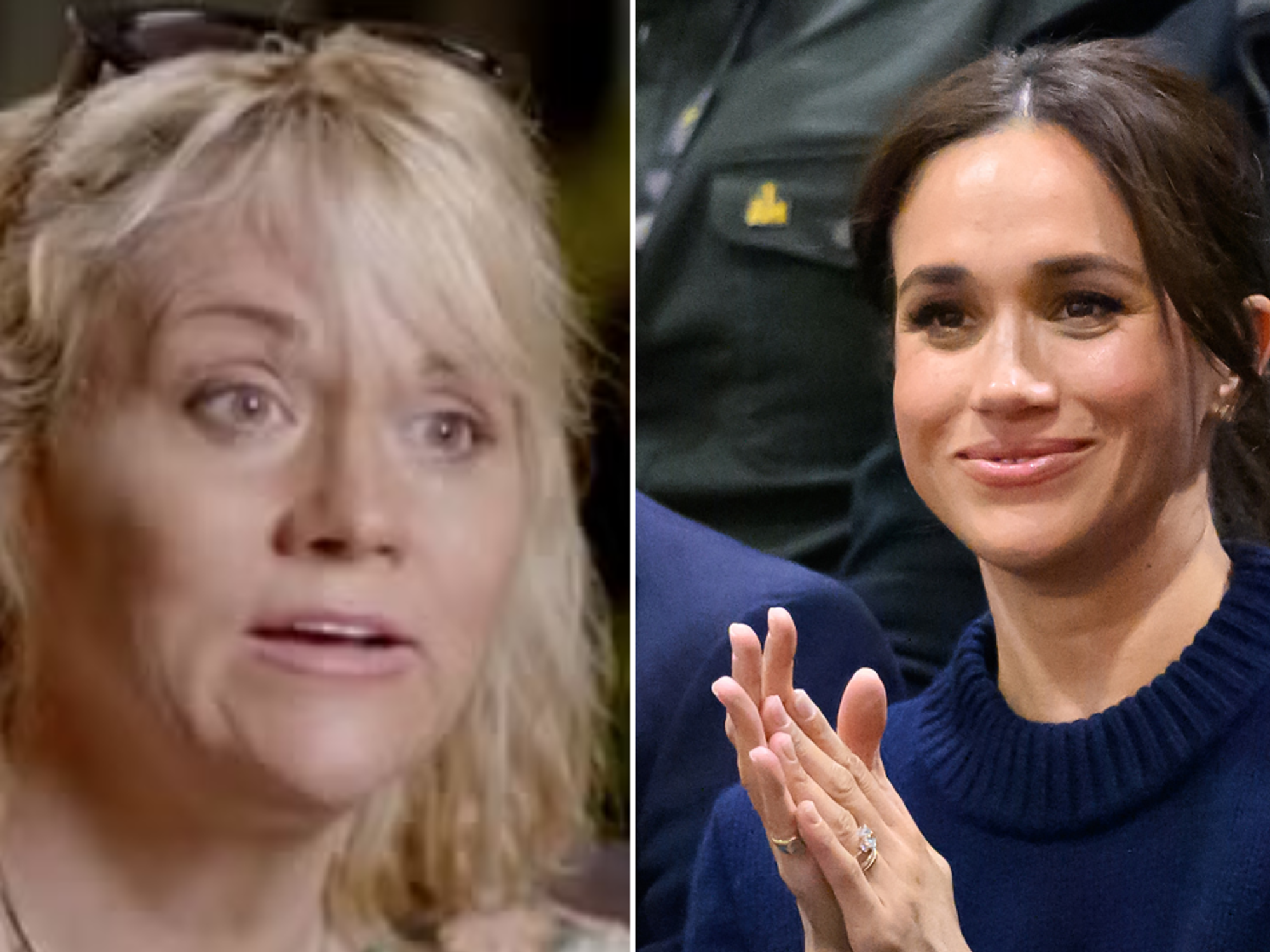 Samantha Markle and Meghan Markle
