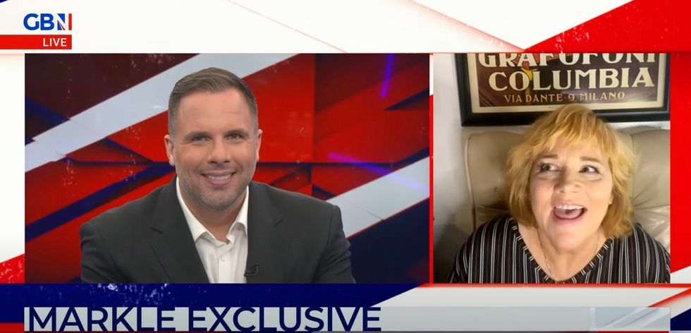 Samantha Markle speaking to Dan Wootton