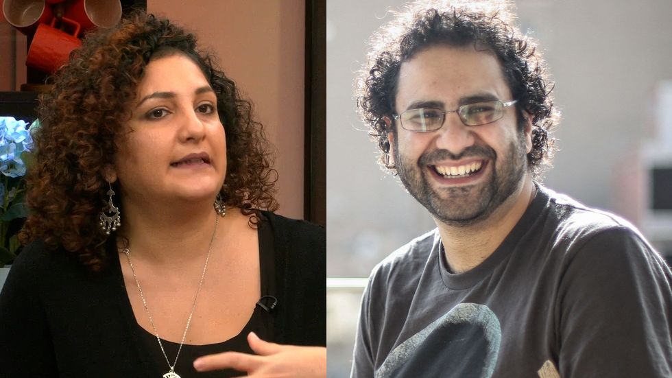 Sanaa Seif is calling for her brother's release.