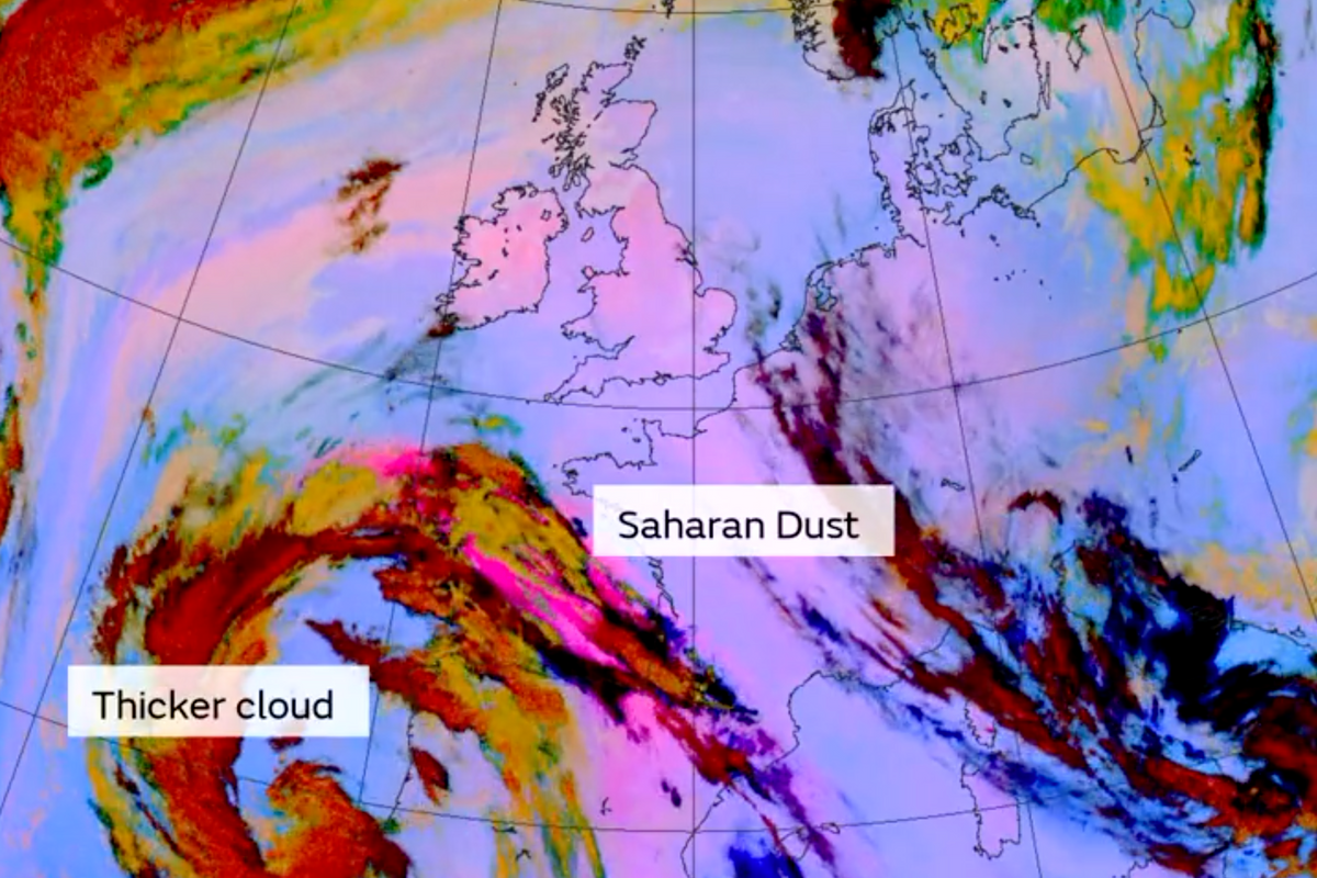 UK weather: Britain engulfed by Saharan dust plume as El Nino sparks scorching temperatures