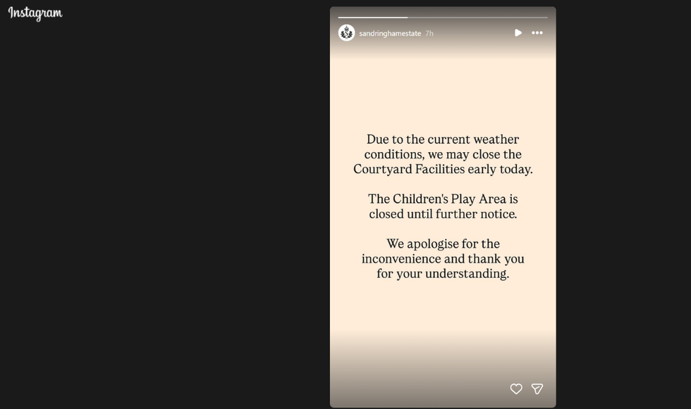 Sandringham closure announcement