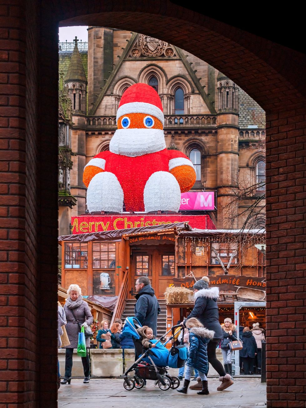 Santa at Manchester Christmas Markets