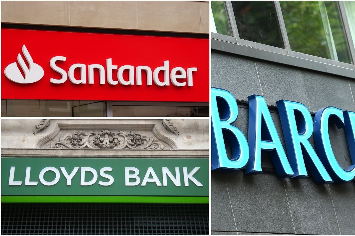 Santander, Lloyds Bank and Barclays