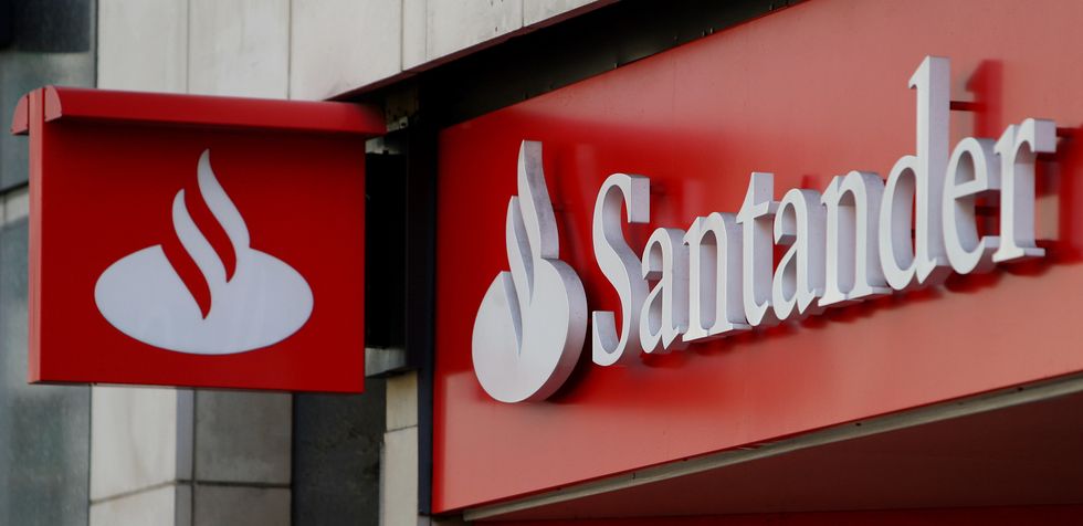 Santander UK bank branch logo