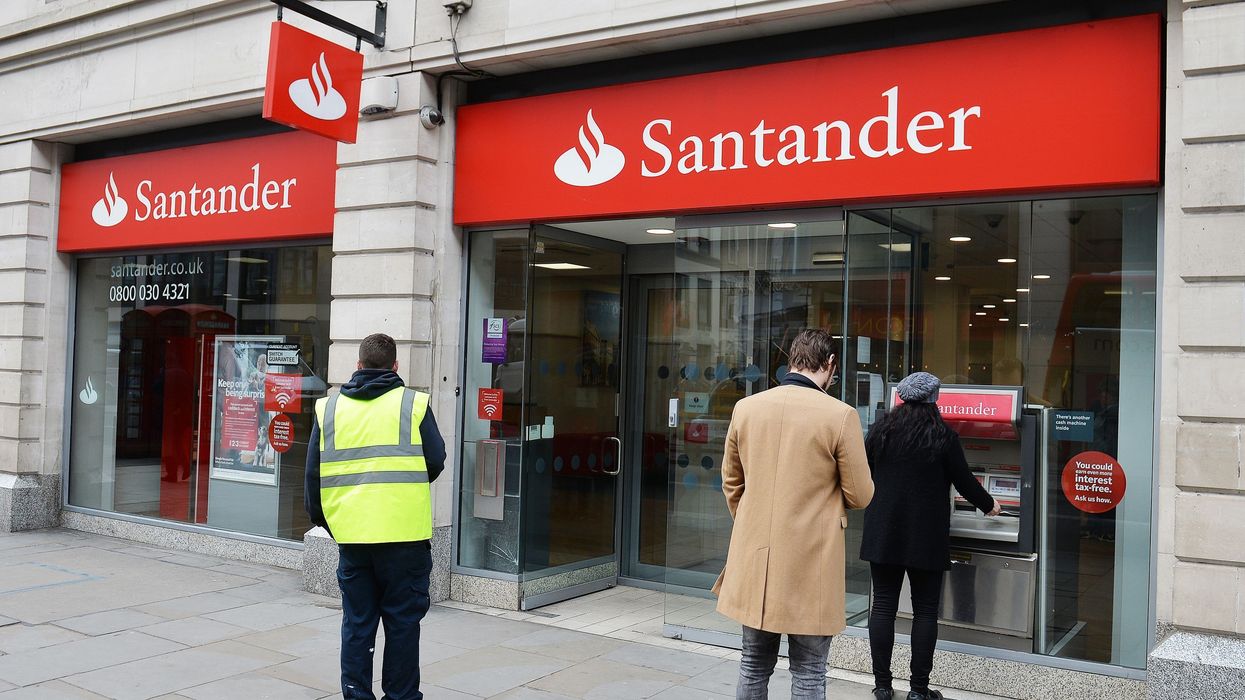 Santander UK bank branch