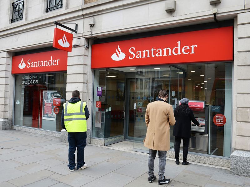 Santander UK bank branch