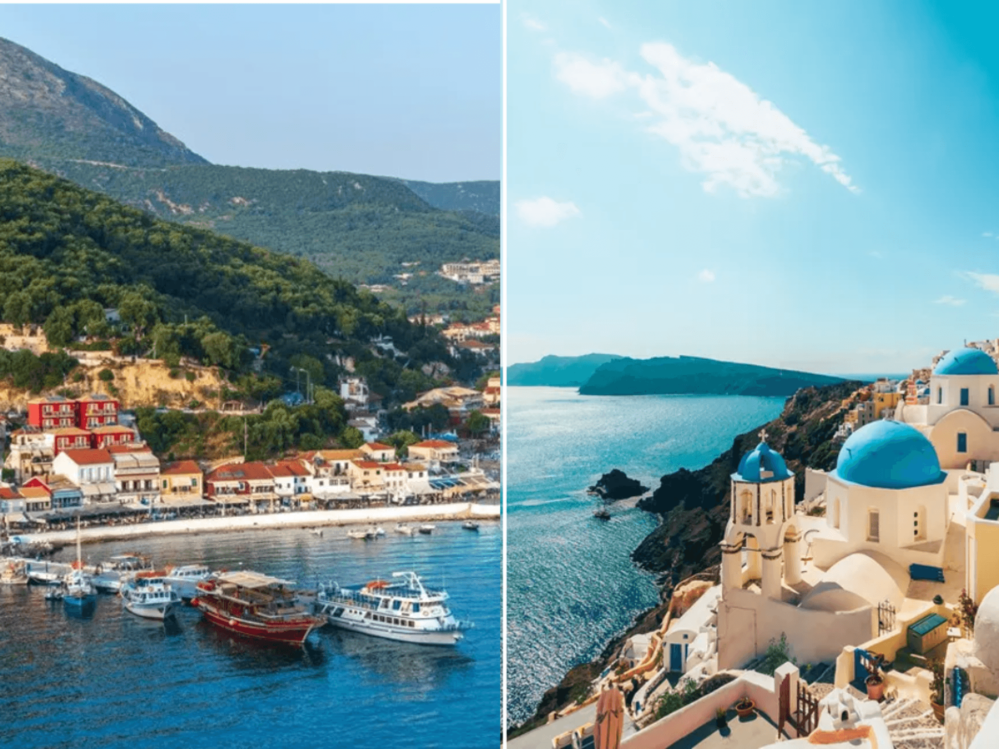 Santorini and Preveza