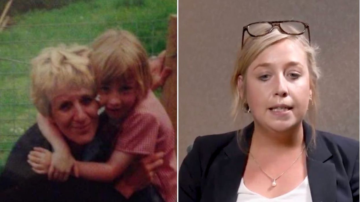 Sara Britcliffe and her mum