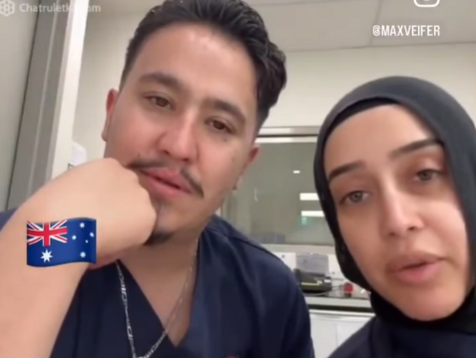 Sarah Abu Lebdeh and Rashad Nadir