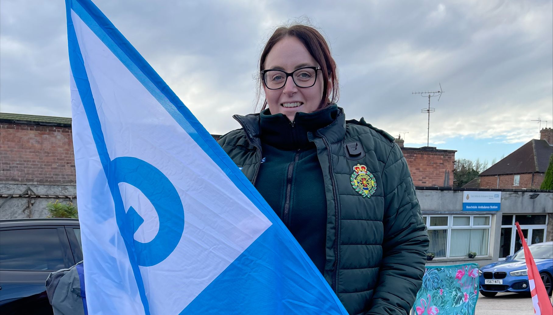 Sarah Callaghan is an Emergency Medical Technician working for EMAS