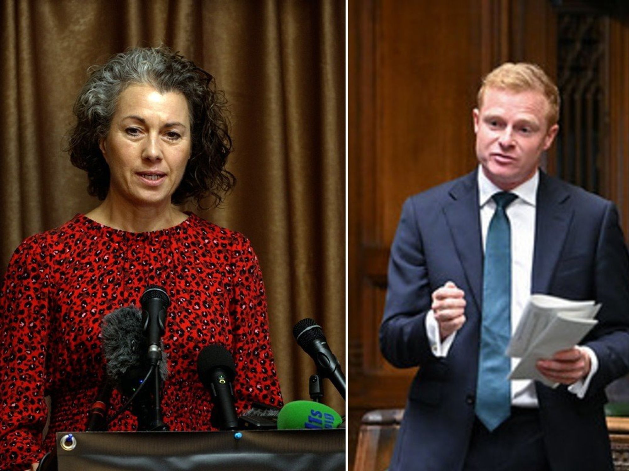 Sarah Champion MP and Robbie Moore MP