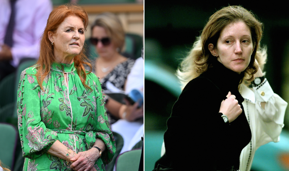 Sarah Ferguson and Jane Andrews