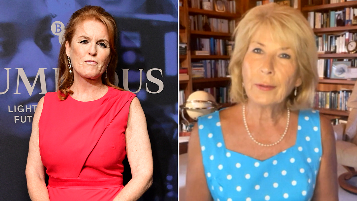 Sarah Ferguson and Jennie Bond