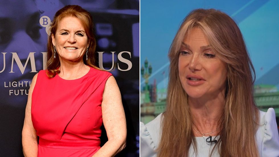 Sarah Ferguson and Lizzie Cundy