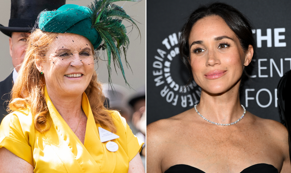 Sarah Ferguson and Meghan Markle