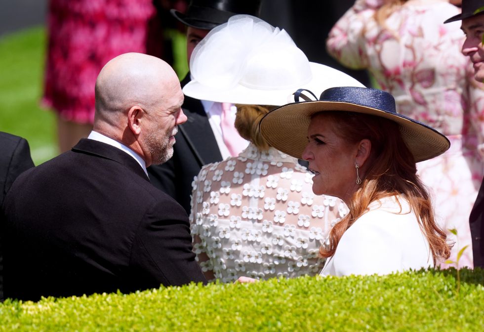 Sarah Ferguson and Mike Tindall