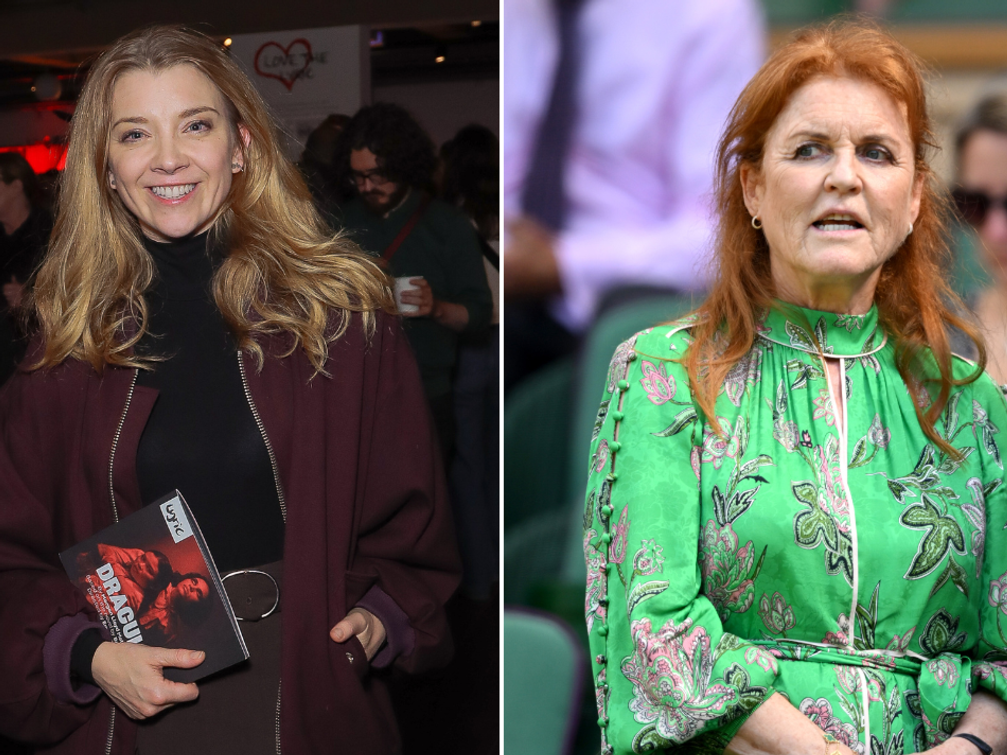 Sarah Ferguson and Natalie Dormer