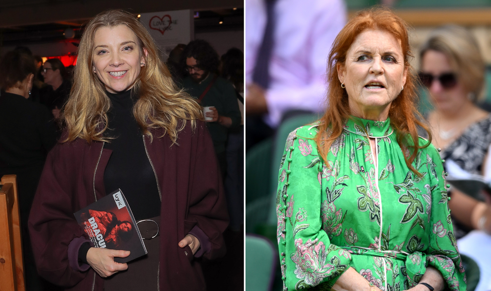 Sarah Ferguson and Natalie Dormer