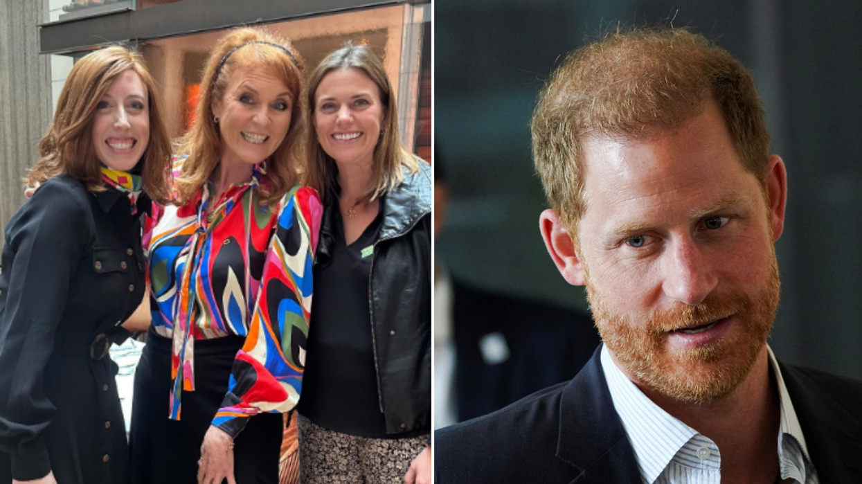 Sarah Ferguson and Prince Harry