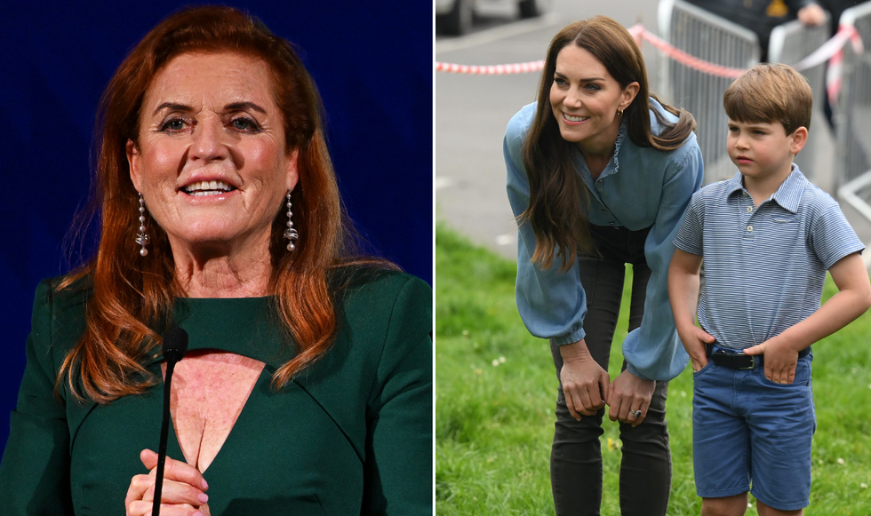 Sarah Ferguson and Prince Louis