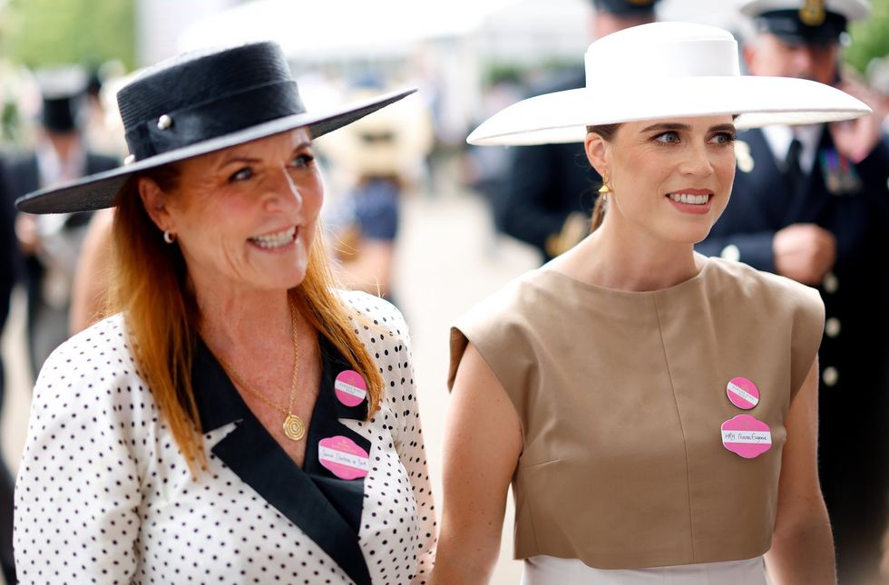 Sarah Ferguson and Princess Eugenie