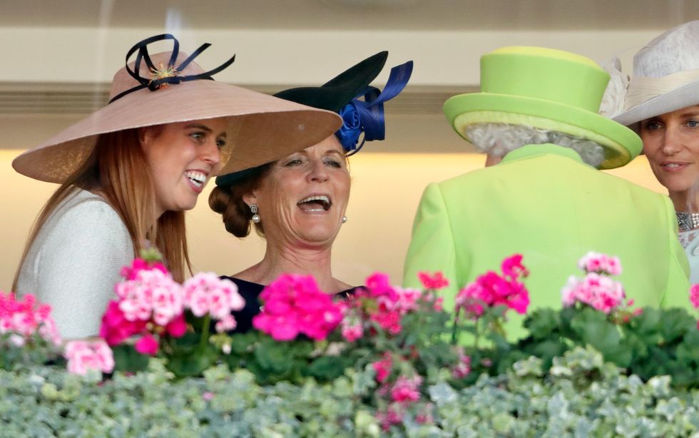 Sarah Ferguson and Queen Elizabeth II