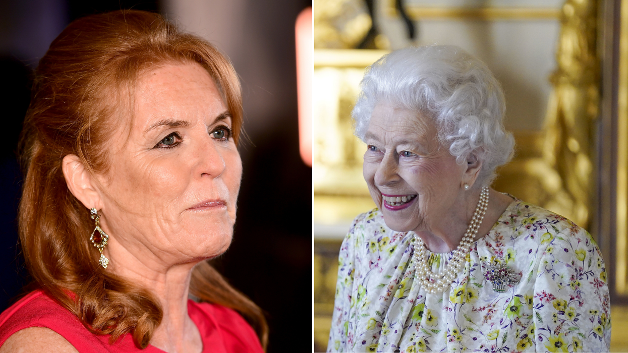 Sarah Ferguson and Queen Elizabeth