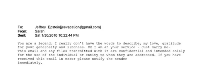 Sarah Ferguson E-Mail