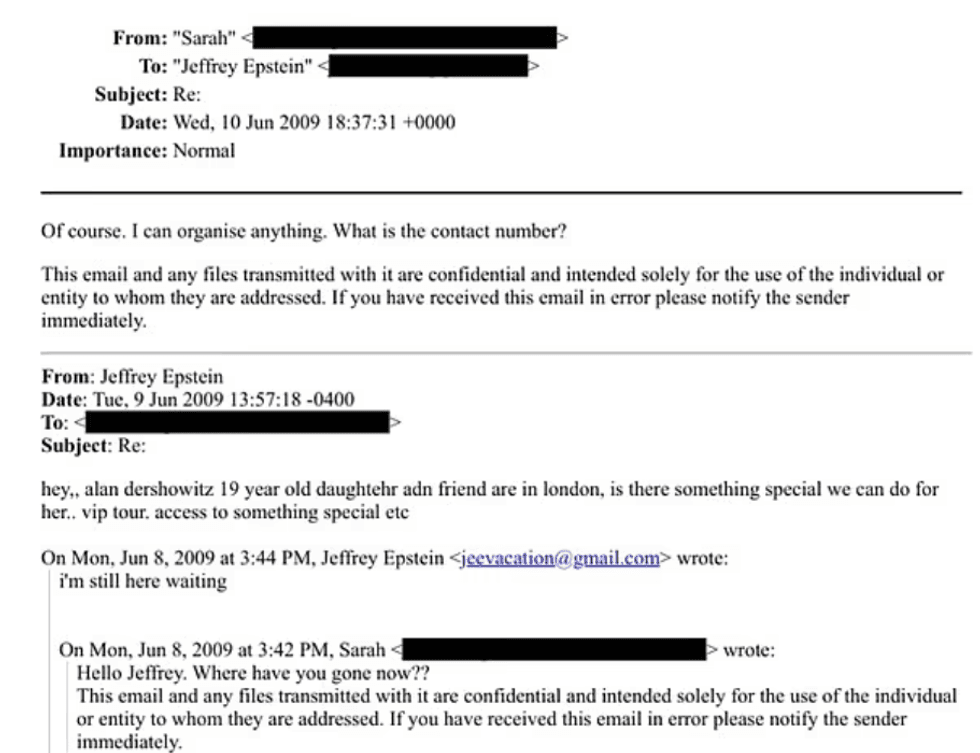 Sarah Ferguson email