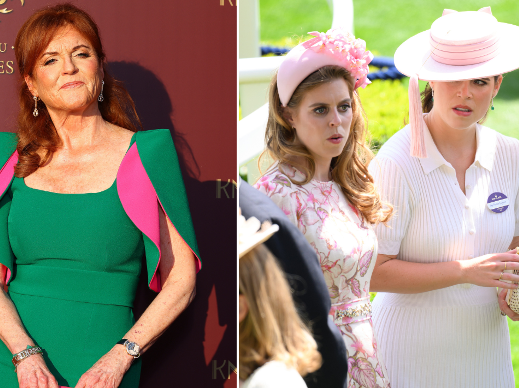Sarah Ferguson, Eugenie and Beatrice