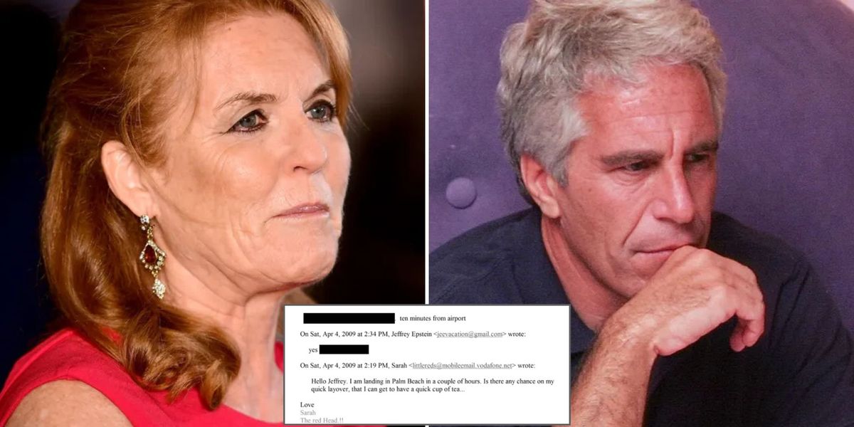 Sarah Ferguson met Jeffrey Epstein during paedophile’s jail sentence for child sex offence, emails suggest Sarah Ferguson met Jeffrey Epstein during paedophile’s jail sentence for child sex offence, emails suggest