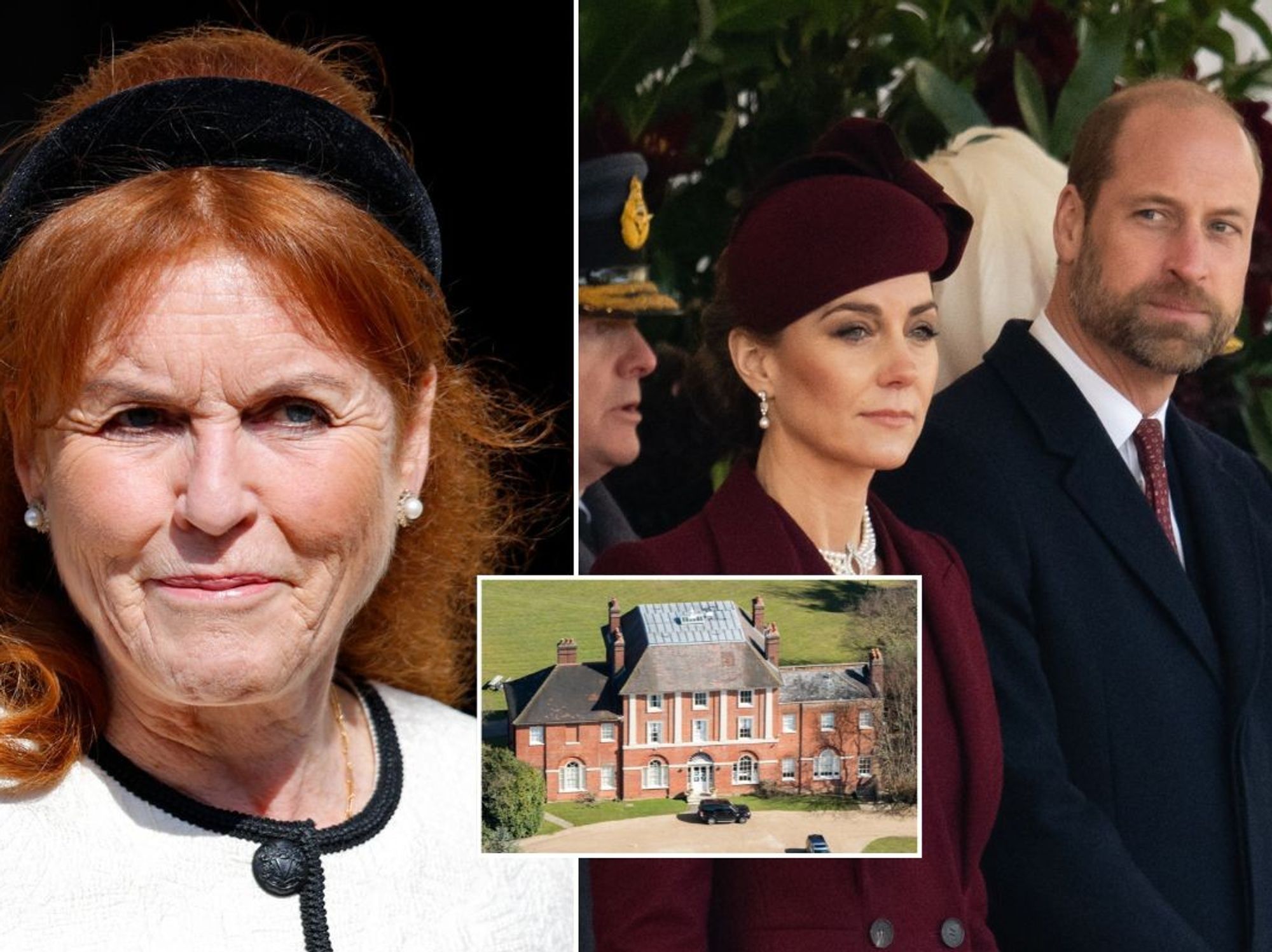 Sarah Ferguson, Kate Middleton, Prince William