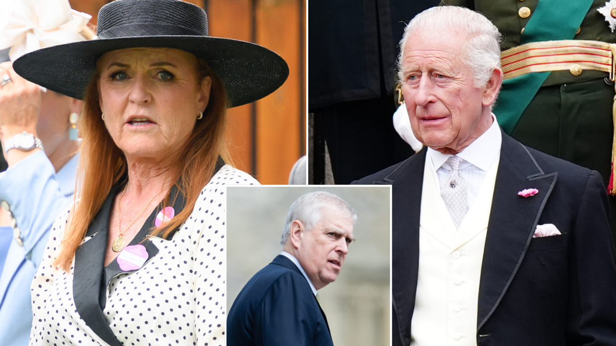 Sarah Ferguson, King Charles and Prince Andrew