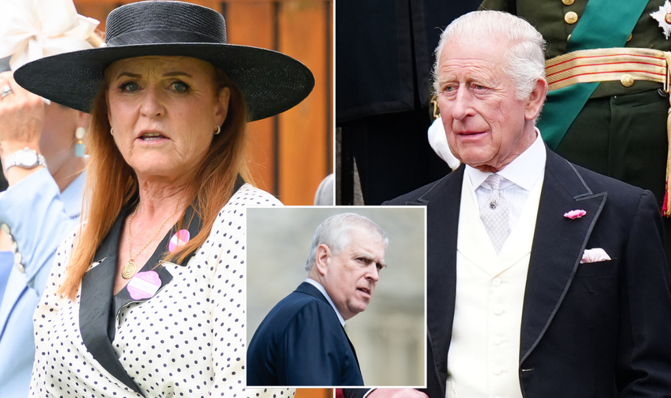 Sarah Ferguson, King Charles and Prince Andrew