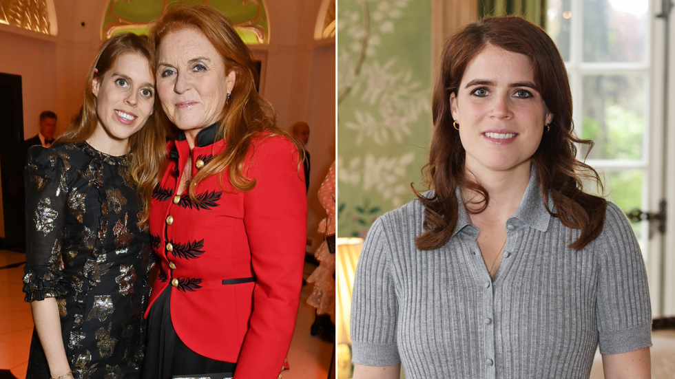 Sarah Ferguson, Princess Beatrice and Princess Eugenie