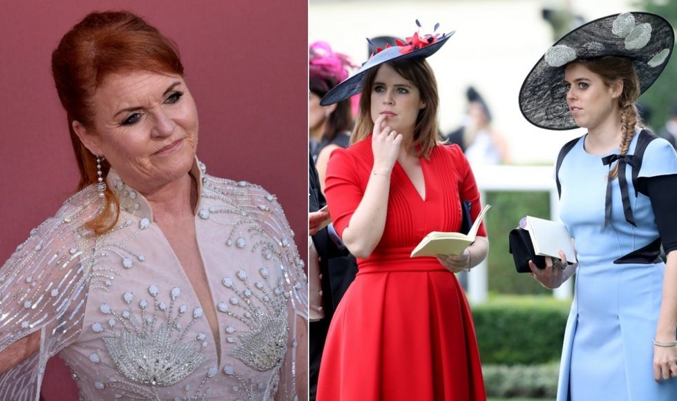 Sarah Ferguson, Princess Eugenie, Princess Beatrice