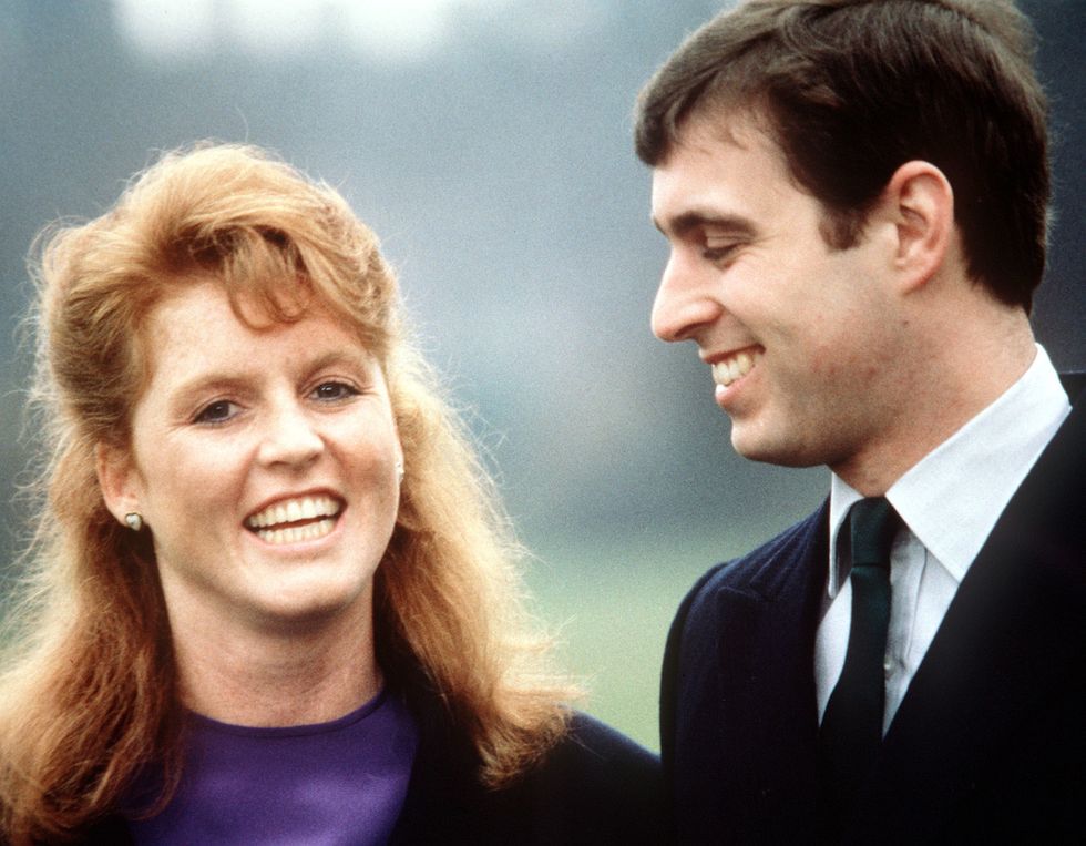 Sarah Ferguson with Prince Andrew