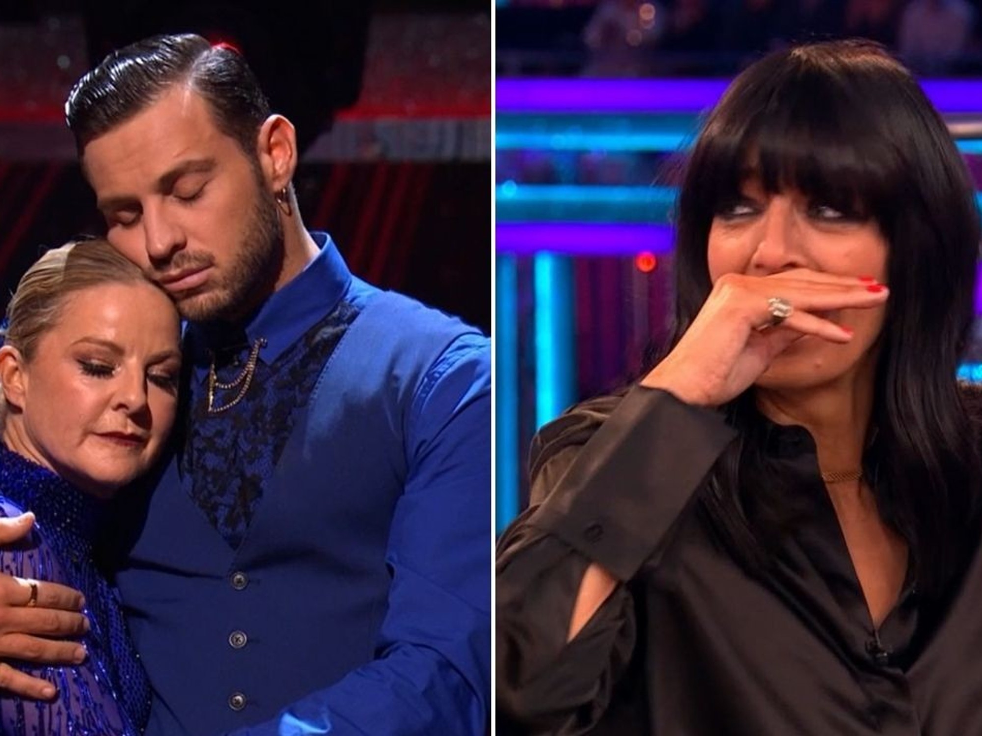 Sarah Hadland, Vito Coppola and Claudia Winkleman