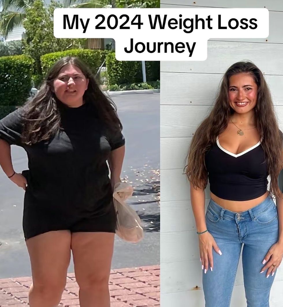 Sarah's weight loss transformation