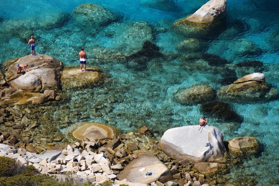 Sardinian bathers