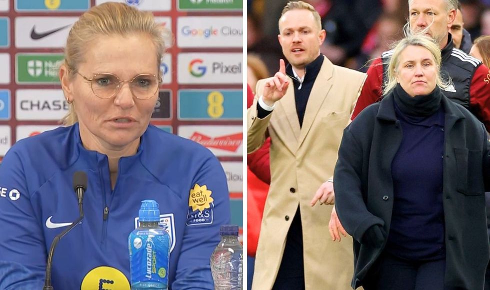 Sarina Wiegman, Jonas Eidevall and Emma Hayes