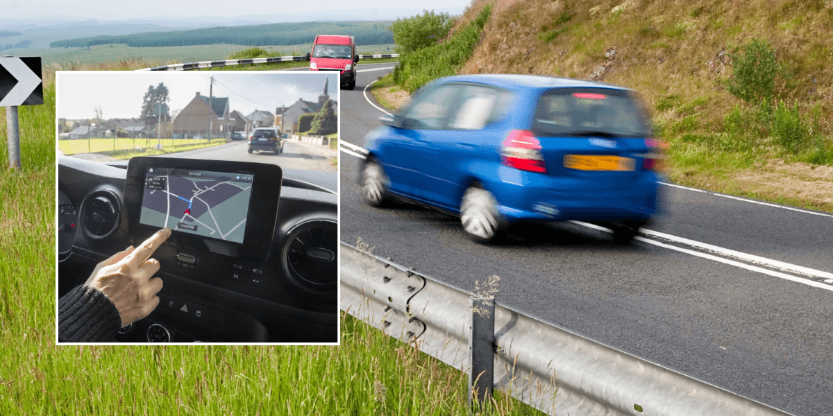 Sat navs blamed for pushing millions onto dangerous country roads to escape traffic Sat navs blamed for pushing millions onto dangerous country roads to escape traffic