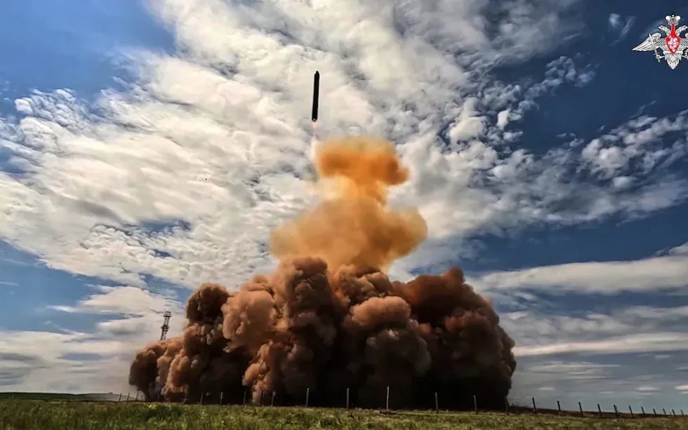 Satan-2 missile test