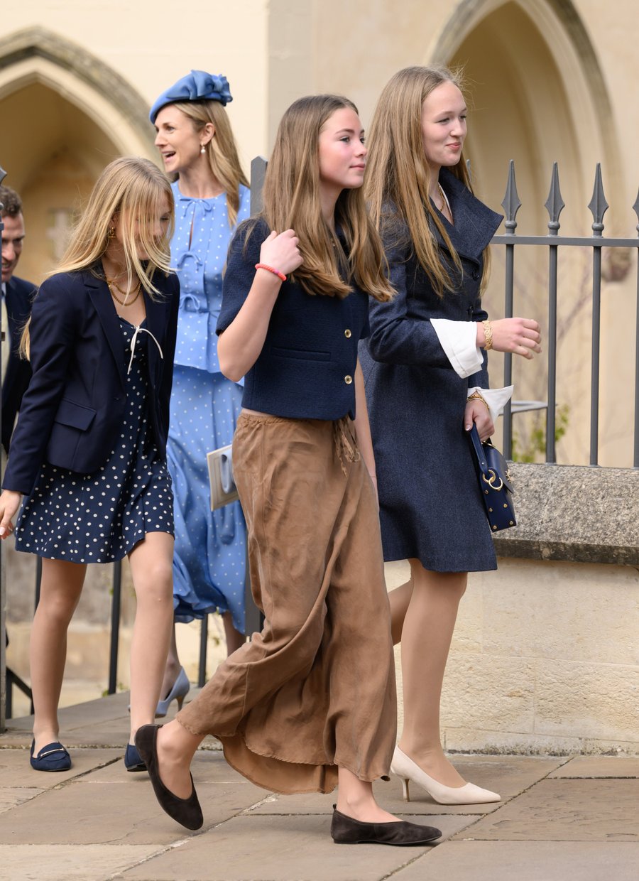 Savannah Phillips, Isla Phillips and Georgina Sperling