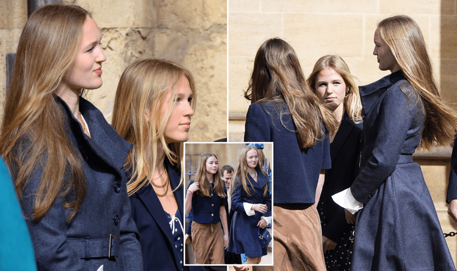 Savannah Phillips, Isla Phillips and Georgina Sperling