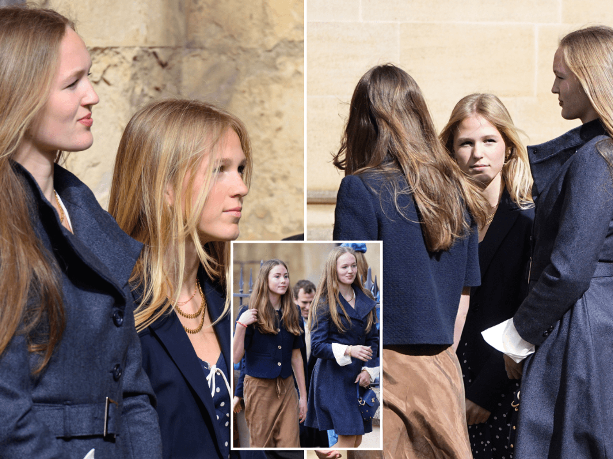 Savannah Phillips, Isla Phillips and Georgina Sperling